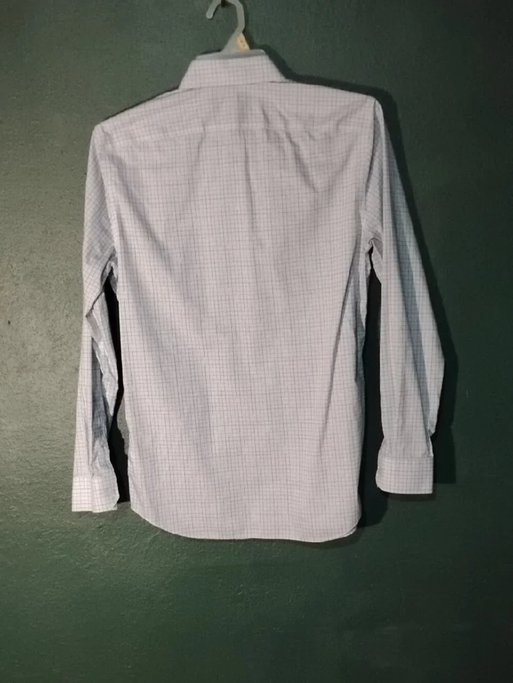 Banana Republic Light Blue Checked Dress Shirt